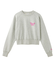 BUTTERFLY RAGLAN COMPACT SWEAT TOP