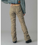 SHIRRING FLARE PANTS
