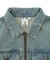 OVERDYED ZIP UP DENIM JACKET