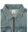 OVERDYED ZIP UP DENIM JACKET