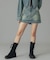 LOW RISE DENIM MINI SKIRT