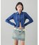 LOW RISE DENIM MINI SKIRT