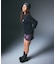 LOW RISE DENIM MINI SKIRT