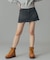 LOW RISE DENIM MINI SKIRT