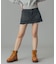 LOW RISE DENIM MINI SKIRT