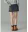 LOW RISE DENIM MINI SKIRT
