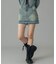 LOW RISE DENIM MINI SKIRT