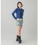 LOW RISE DENIM MINI SKIRT