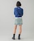 LOW RISE DENIM MINI SKIRT
