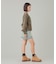 LOW RISE DENIM MINI SKIRT