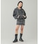LOW RISE DENIM MINI SKIRT