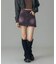 LOW RISE DENIM MINI SKIRT