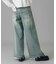 LOW RISE OVERDYED DENIM PANTS