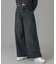 LOW RISE OVERDYED DENIM PANTS