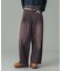 LOW RISE OVERDYED DENIM PANTS