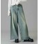 LOW RISE OVERDYED DENIM PANTS