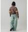 LOW RISE OVERDYED DENIM PANTS