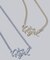 SIGN LOGO CHARM NECKLACE