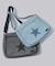 STAR PANELED MESSENGER BAG