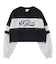 CHEERFUL LOGO CROPPED SWEAT TOP