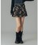 LOW RISE HIP LOGO MINI SKIRT