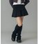 LOW RISE HIP LOGO MINI SKIRT