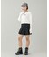 LOW RISE HIP LOGO MINI SKIRT