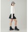 LOW RISE HIP LOGO MINI SKIRT