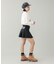 LOW RISE HIP LOGO MINI SKIRT