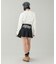 LOW RISE HIP LOGO MINI SKIRT