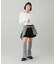 LOW RISE HIP LOGO MINI SKIRT