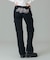 LOW RISE HIP LOGO PANTS