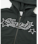 X-girl STAR LOGO ZIP UP HOODIE