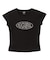 RHINESTONE OVAL LOGO S/S BABY TEE