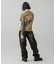 LOGO PATCH WIDE TAPERED DENIM PANTS