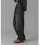 LOGO PATCH WIDE TAPERED DENIM PANTS