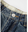 LOGO PATCH WIDE TAPERED DENIM PANTS