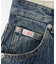 LOGO PATCH WIDE TAPERED DENIM PANTS