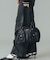 DOUBLE POCKET FAUX LEATHER HAND BAG