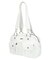 DOUBLE POCKET FAUX LEATHER HAND BAG