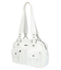 DOUBLE POCKET FAUX LEATHER HAND BAG