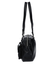 DOUBLE POCKET FAUX LEATHER HAND BAG