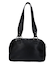 DOUBLE POCKET FAUX LEATHER HAND BAG