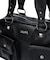 DOUBLE POCKET FAUX LEATHER HAND BAG