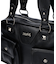 DOUBLE POCKET FAUX LEATHER HAND BAG