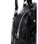DOUBLE POCKET FAUX LEATHER HAND BAG