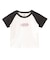 OVAL LOGO EMBROIDERY RAGLAN S/S BABY TEE