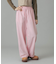 FACE LABEL EASY PANTS