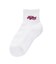CHEERFUL LOGO SHORT RIB SOCKS