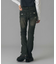 LOW RISE FLARE SKINNY DENIM PANTS
